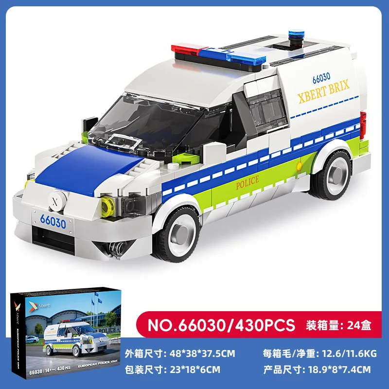 

NEW 66030 Technical Model Creatived Expert European children's toy car DIY small particle assembly building blocks Kids Gifts