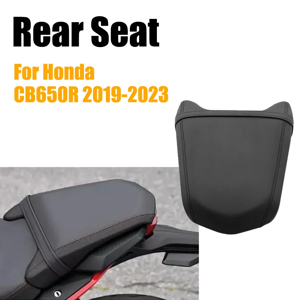 

For Honda CB650R CB 650 R 650 2019 2020 2021 2022 2023 Motorcycle Black One Piece Rear Passenger Seat Cushion