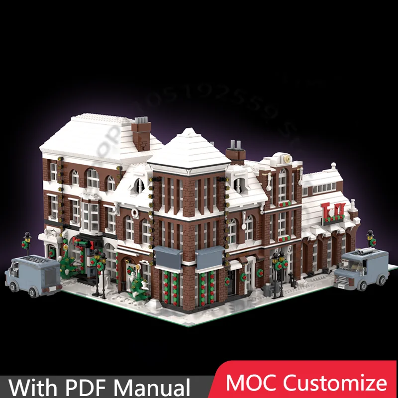 

9010 PCS Construction 3in1 21330 Home Modifications MOC Customize Modular Building Block Creative Design DIY Assembly Toy Gift