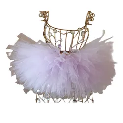 Cute Fluffy Baby Girls First Birthday Costume Handmade Tutu Skirt  Novelty Party decorations kids girl Dance Ballet  Skirt