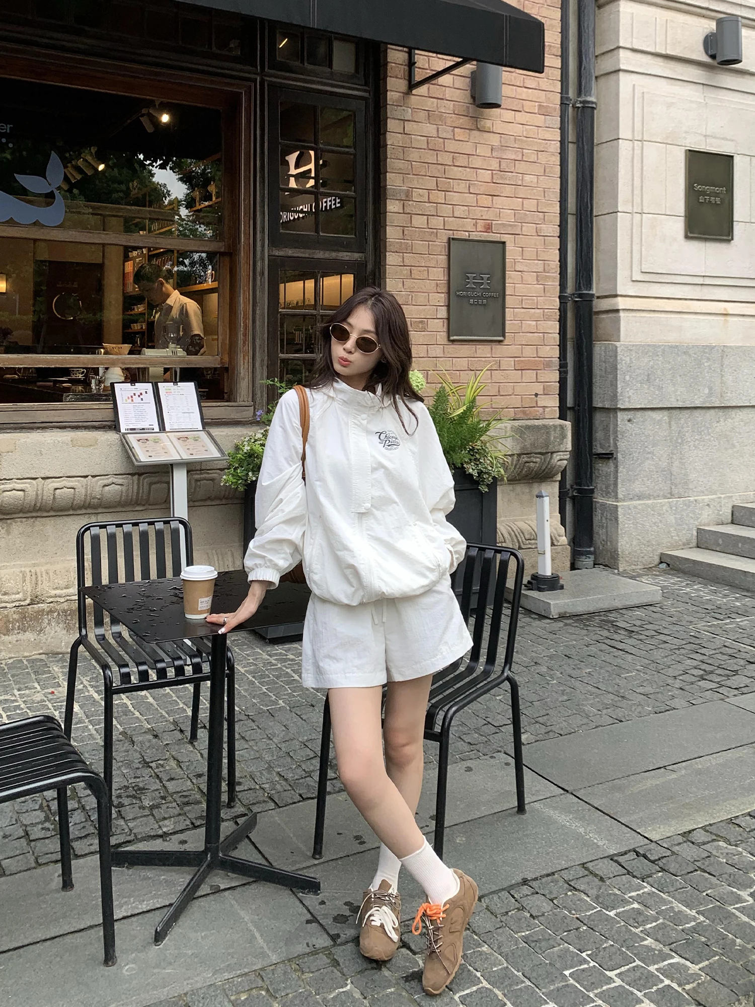 

Pusumede повседневный топ с высокой талией и капюшоном на молнии Long Sve женский модный дышащий нейлоновый комплект orts Sweet Heart Sle