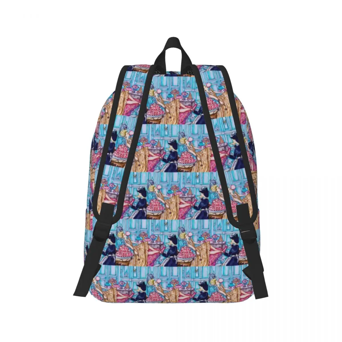 Marie Mint Blue (Blue Fairy) Backpack Daypack Large Capacity Kids BookBag School Bag Shoulder Bags for Men Women