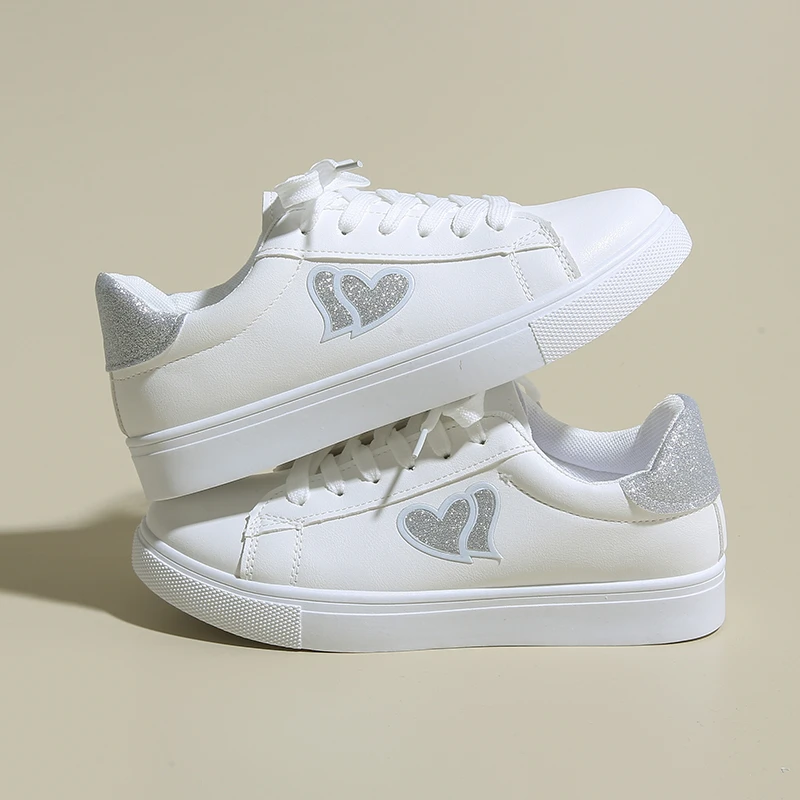 

Женская брендовая обувь из искусственной кожи, женская вулканизированная обувь, Лидер продаж, женские кроссовки на низком каблуке со шнуровкой, уличная прогулочная женская повседневная обувь