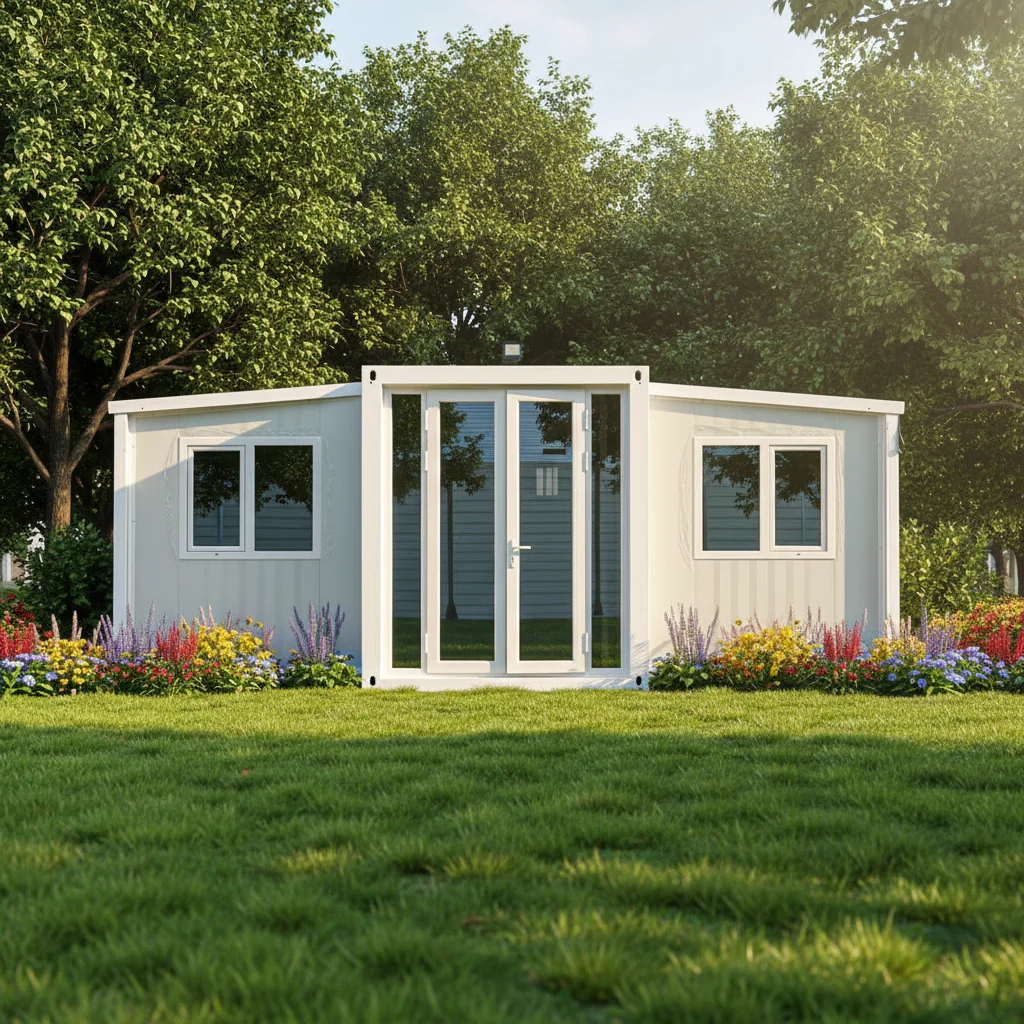 Ready Made Shipping Expandable House For Sale Light Steel Folding Prefabricated Home 20ft 40ft Prefab Container House