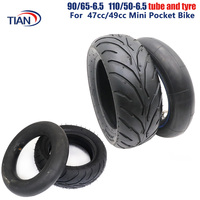 11 inch 90/65-6.5 110/50-6.5 Tyre Inner Tube for 47cc/49cc Mini Pocket Bike Gas Electric Scooter Front/rear