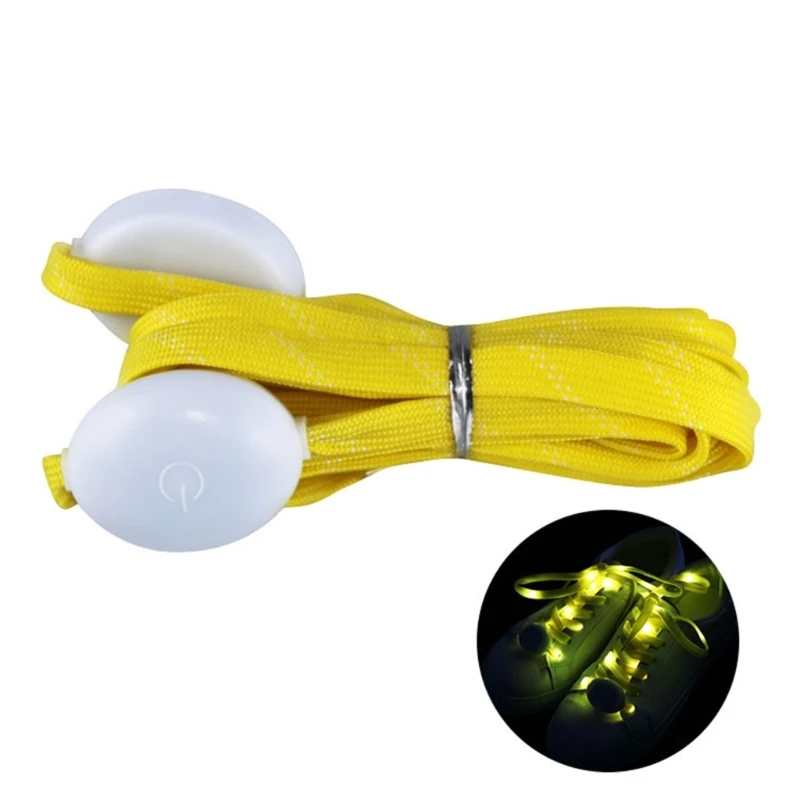 Lighting Fluorescent Shoelaces, LED Shoelaces Glow Shoe Laces Lighting Shoe Laces for Night Running, Party