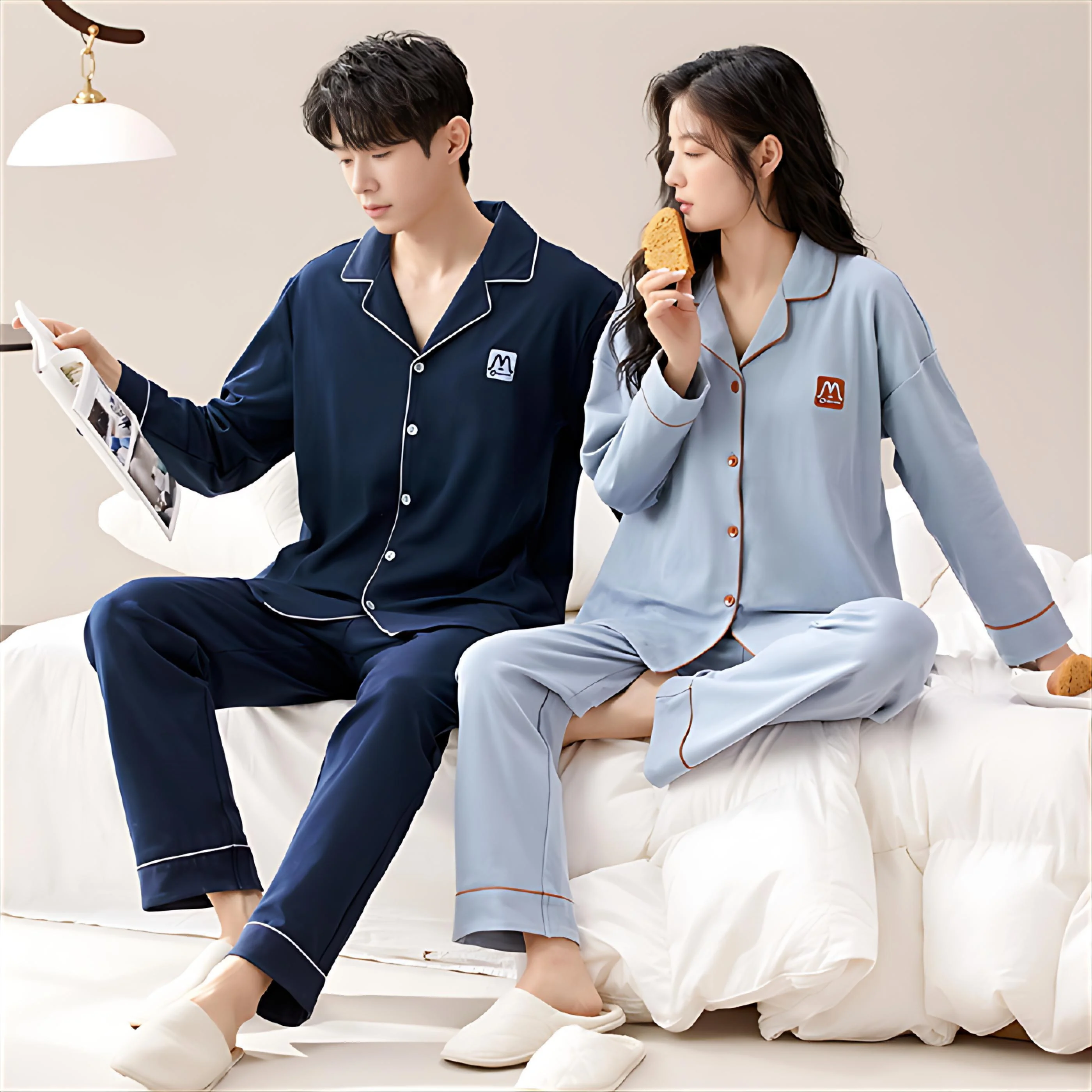 

Pajama Birthday Woman Sets Satin Bohemian Vacation Look Lustrous Sheen Skin-Friendly Cool Comfort Lace Trim Sleeveless Cropped