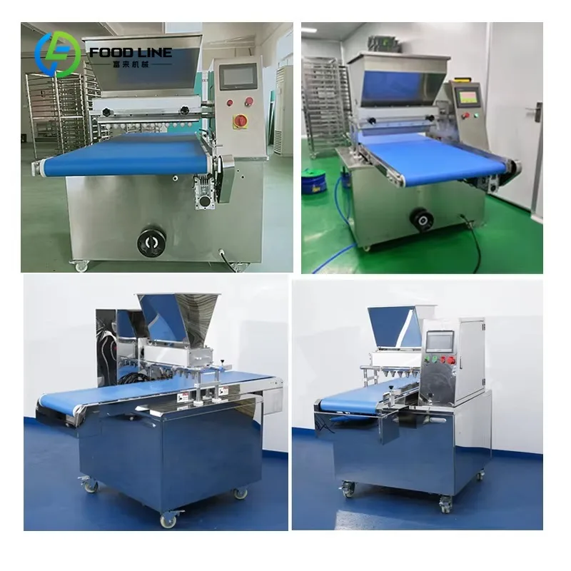 Customized Top Quality Cake Filling Ice Cream Biscuit Baking Machine for Making Cookies