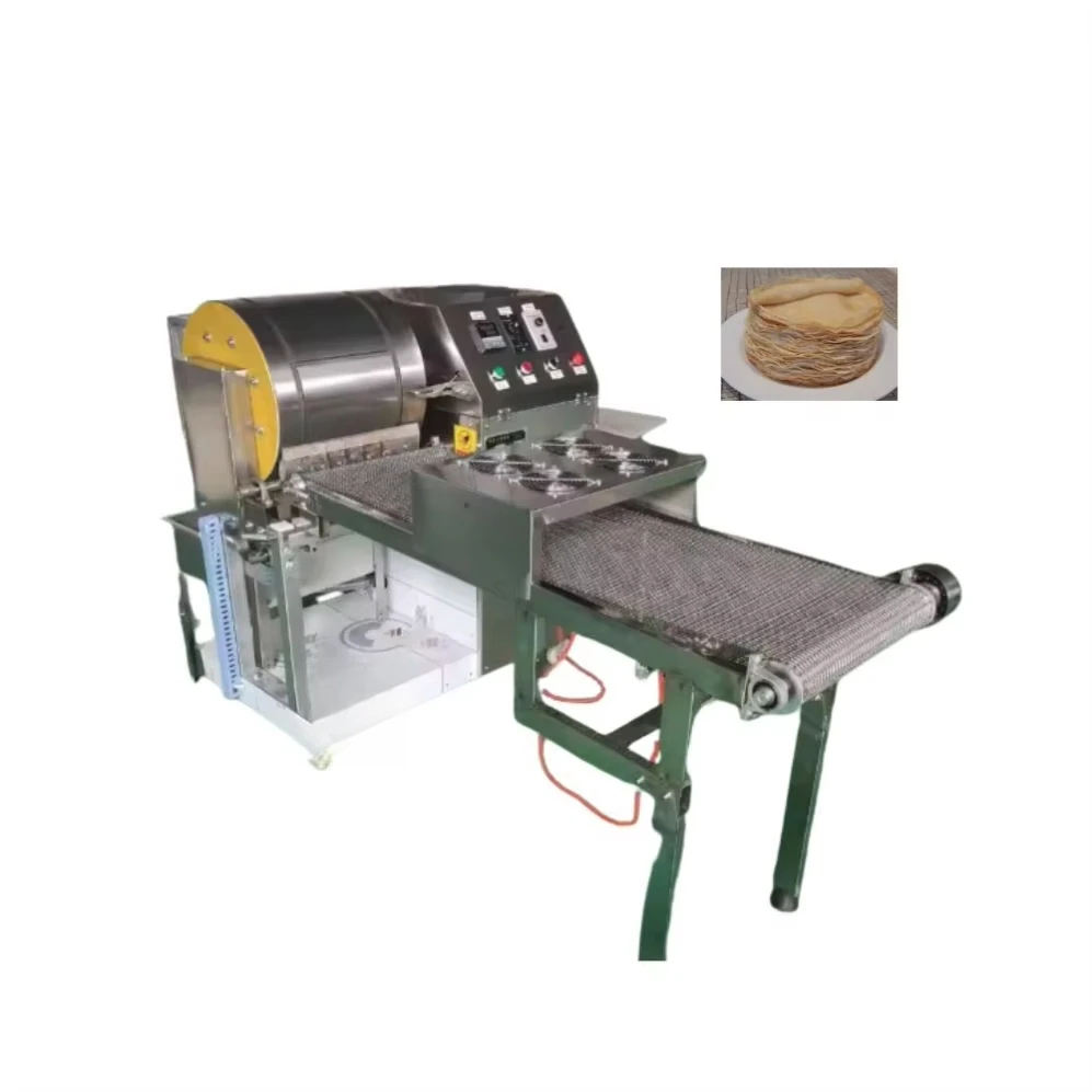 Automatic Pita Making Tostada Machine Flat Pack Fried Dough Machine Tacos Pancake Machine