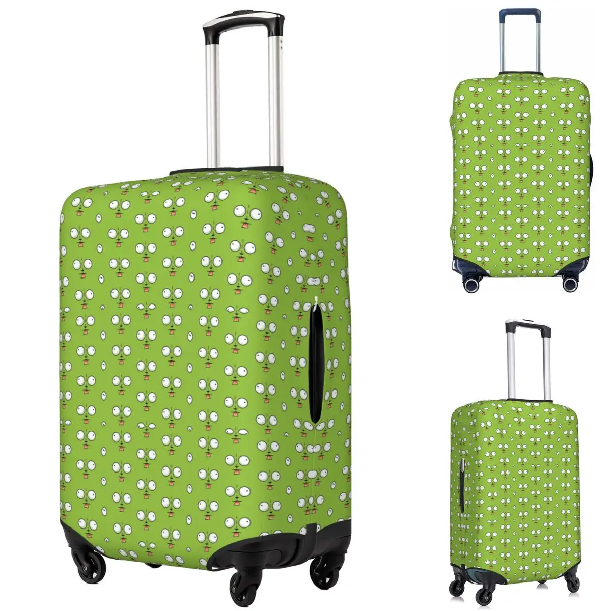 Gir Face - Invader Zim Cartoon Suitcase Cover Protection Elastic Trip Luggage Protector Covers for 18-32 Inch