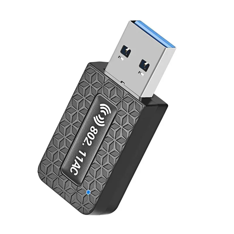 

USB-адаптер Wi-Fi, приемник Wi-Fi, сетевая карта USB2.0, высокоскоростная антенна 2,4 ГГц + 5,8 ГГц, 600 Мбит/с, 1300 Мбит/с