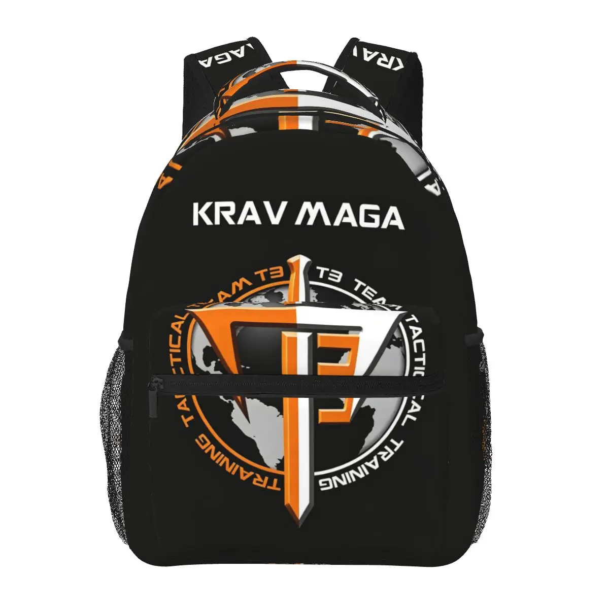 Israeli Martial Art Krav Maga Training Instructor Student Backpack School Bag Daypack for Men Women Bookbag Shoulder Bags