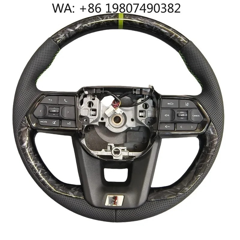 

Carbon Fiber Leather Steering Wheel Custom Sport For Mid-size Luxury Auto Interior Modified Part