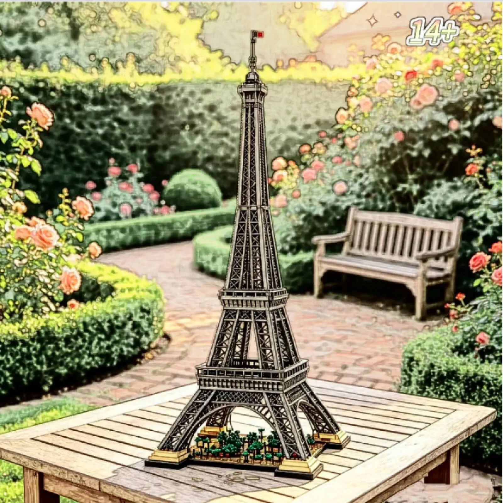 2026 in stock PARIS Architecture Tower 1.5M 10001pcs Building Blocks Assembly Display Model Collector Festival Gift