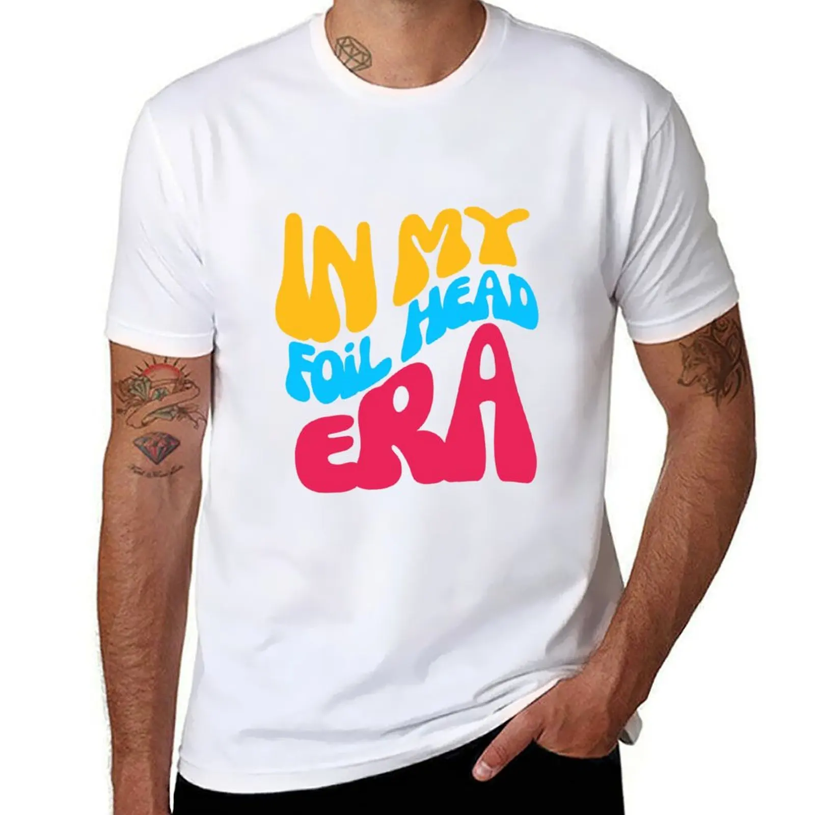 

In my foil head era T-Shirt t shirt personalised cotton tshirt 100%