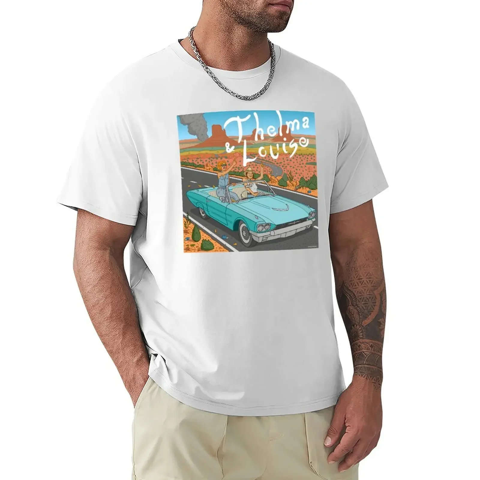 

Thelma And Louise art T-shirt plus size tops tees new edition sublime funny t shirts for men