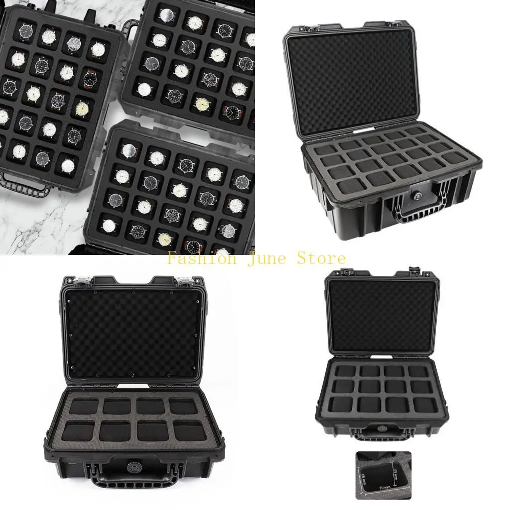 

N5Ka Watch Travel Case за 2/8/12/20 Слоты Слоты часов с твердой оболочкой.