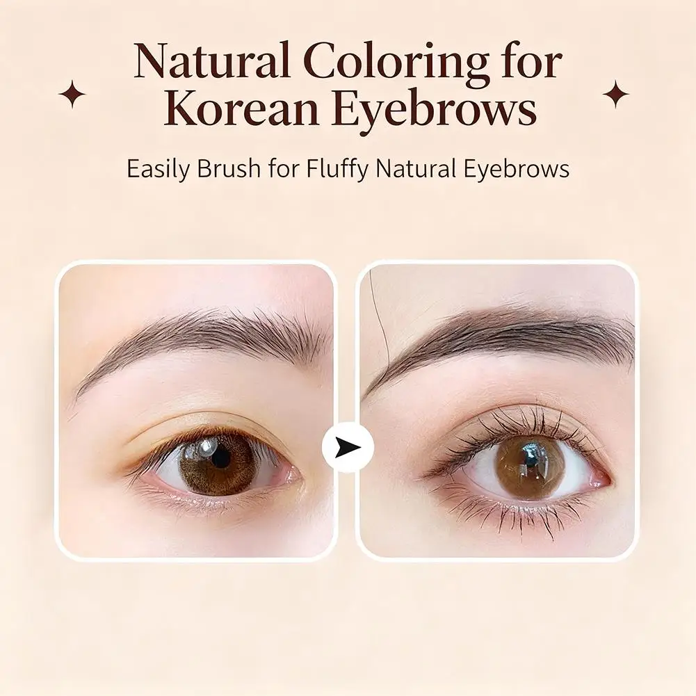 3 ألوان طويلة الأمد مقاوم للماء الحاجب ماسكارا كريم العين الحاجب الظل ماكياج الجمال كوميستيك أدوات الحاجب فرشاة جل #5