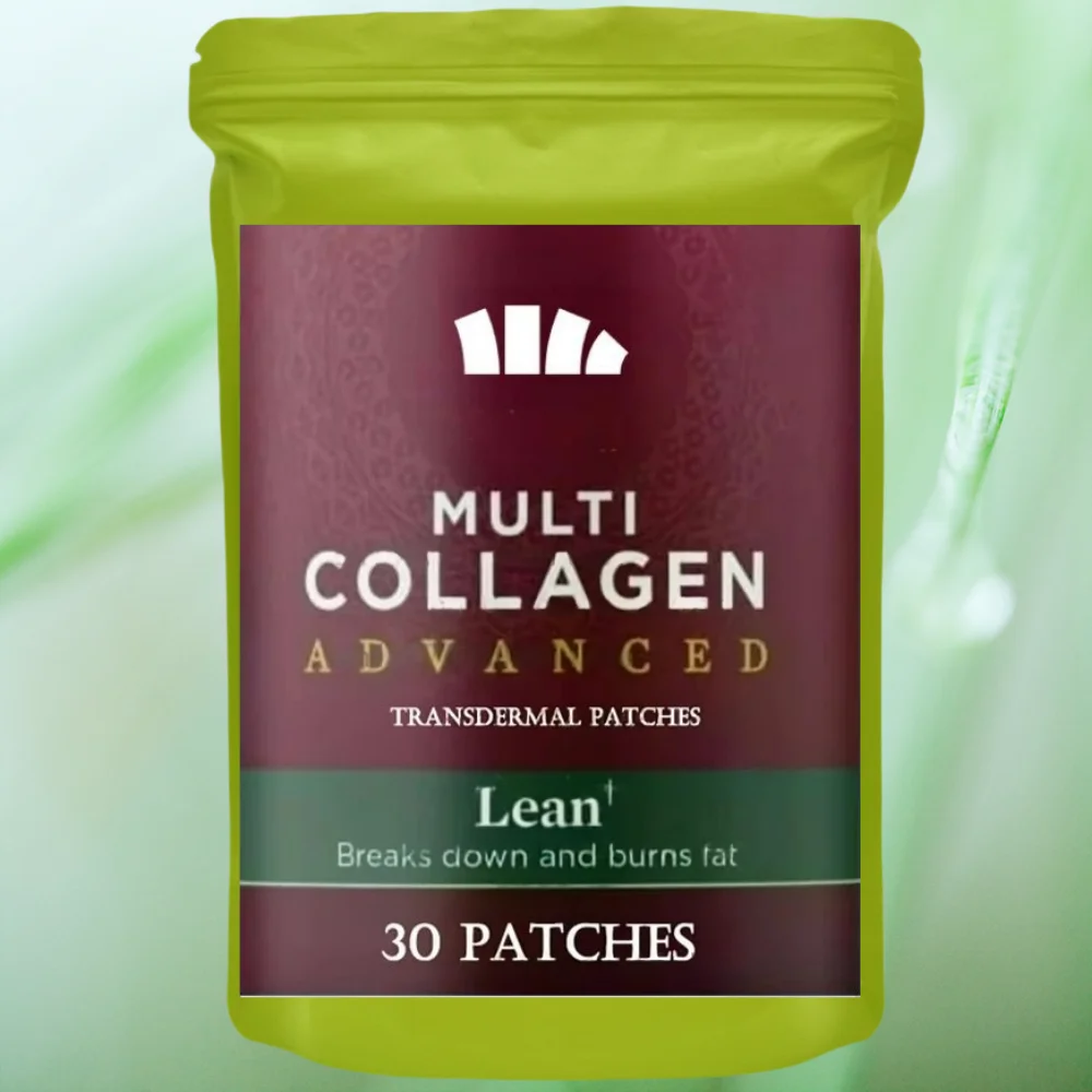 Multi Collagen Plus Transdermal Patches With Probiotics, Hydrolyzed Collagen Peptides Supports Healthy Weight Loss 30 Patches