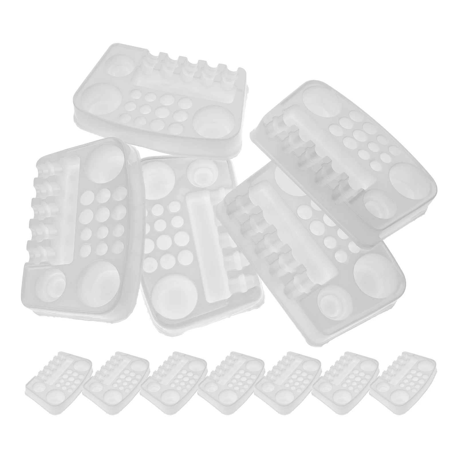 

12 шт., утолщенная палитра чернил, одноразовая цветовая палитра для татуировок для профессиональных принадлежностей для татуировок, контейнер для пигментов, герметичный дизайн