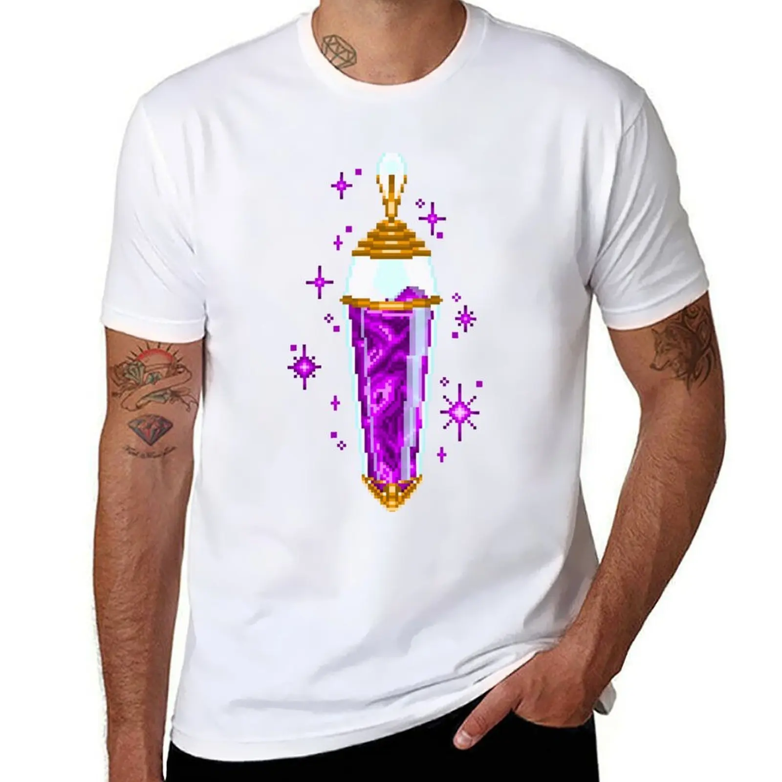 

Death become her potion pixel art T-Shirt anime t shirts oversize t shirt custom print T-Shirt