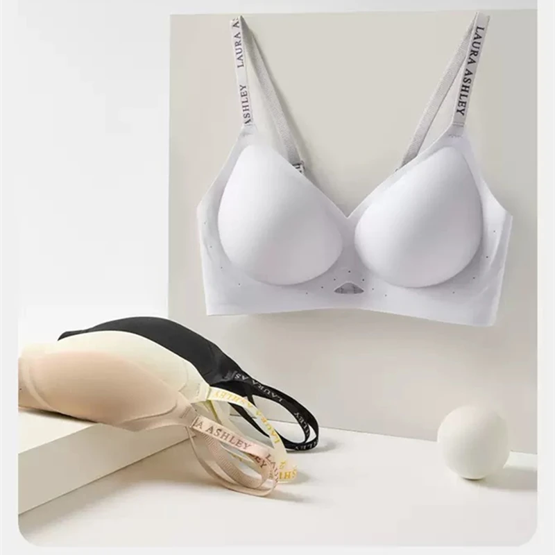 

Женский бюстгальтер пуш-ап с небольшой грудью, бесшовный мягкий поддерживающий бюстгальтер без косточек, удобный бюстгальтер без косточек с повязкой под грудью