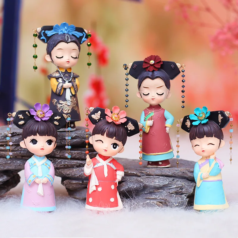 

Cute Ancient Style Decorative Ornaments Chinese Ancient Doll Ornaments, Desktop Decorations