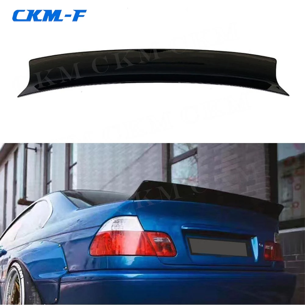 

for BMW 3 Series E46 1998-2004 Rear Trunk Duck Spoiler Lid Wing Carbon Fiber Rear Spoiler Add On Car Accessories