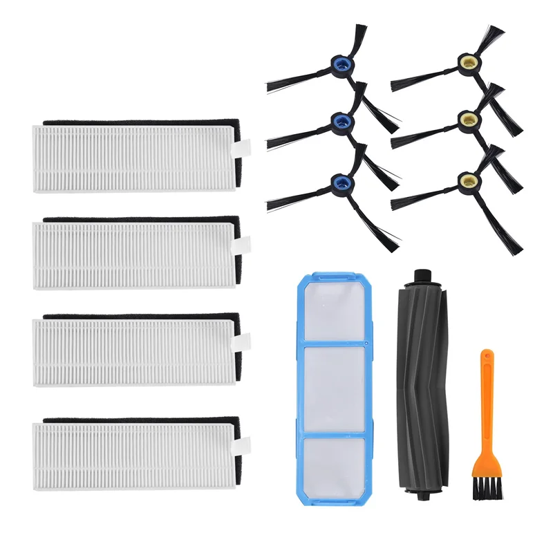 【Must-Haves】2X для Silvercrest SSR1 SSRA1 Ilife A9S A9 A7 робот-пылесос основная щетка боковая щетка HEPA фильтр Замена деталей