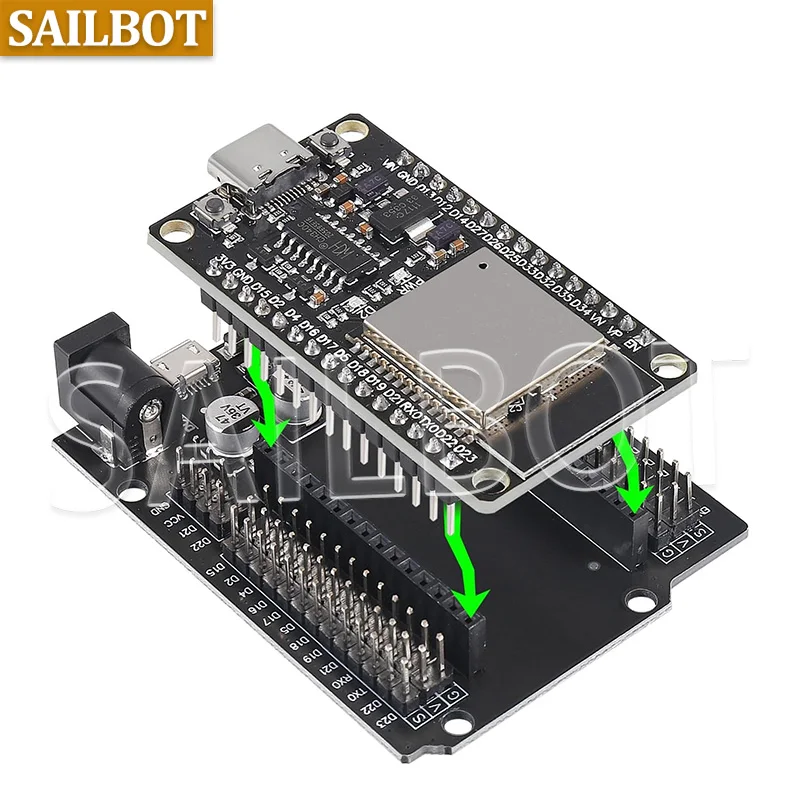 FOR 32 Development Board 32 TYPE-C CH340C/CP2102 30P WiFi+Bluetooth-compatible Module  Ultra-Low Power Dual Core FOR ESP32