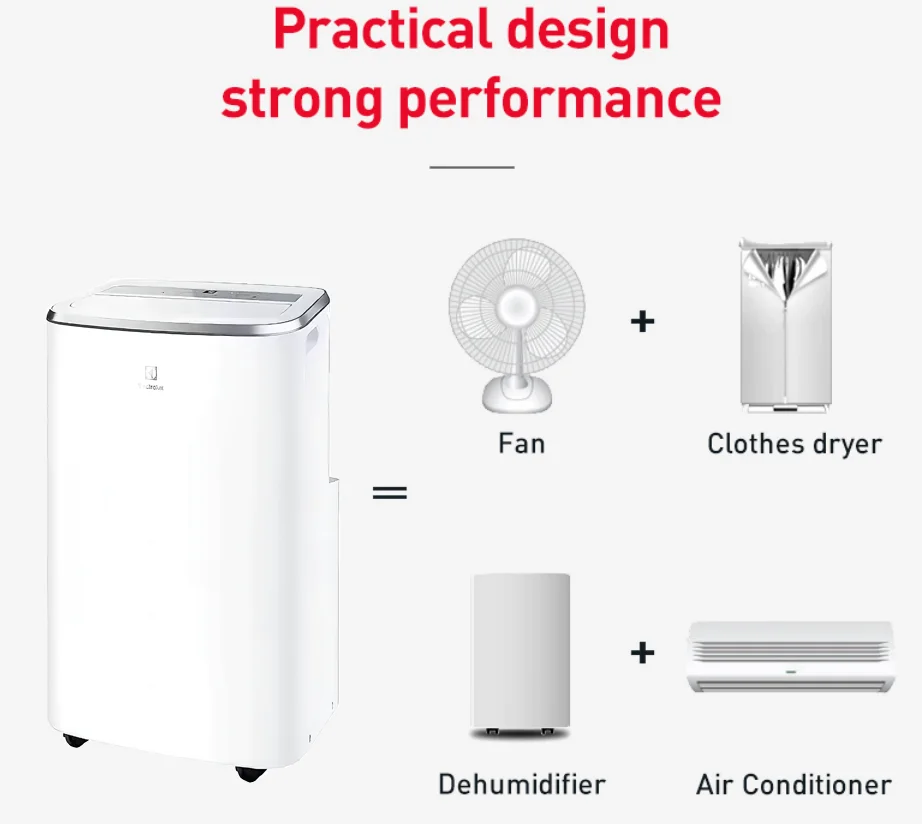 STLF 9000btu Solo raffreddamento Condizionatore portatile CA Mini dispositivo di raffreddamento dell'aria mobile Condizionatore d'aria domestico