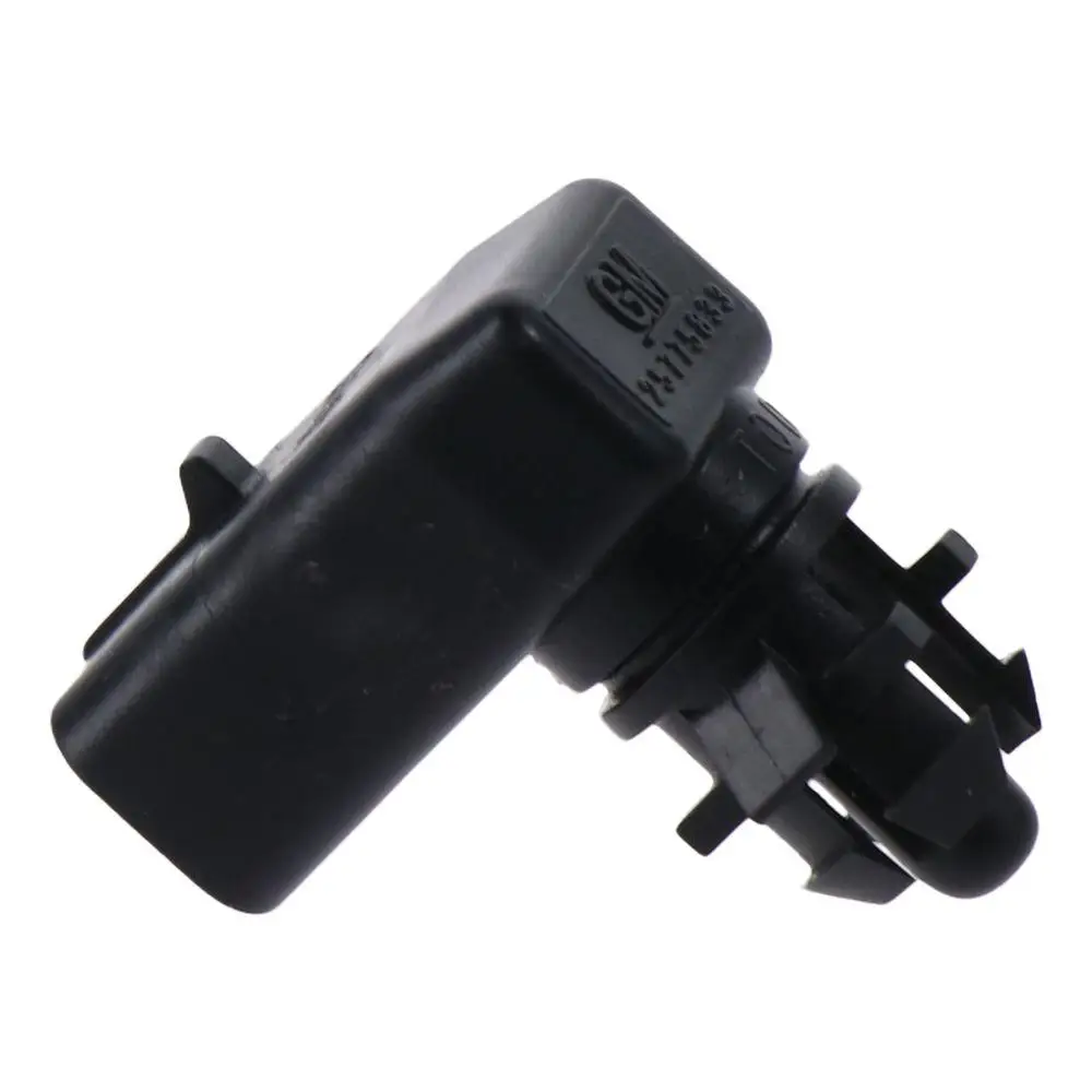 Outside Ambient Air Temperature Sensor, Black ABS Outdoor External Temperature Sensor Car Accessories 25775833 Replacement Fit