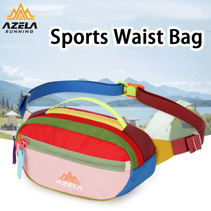 

Унисекс уличная поясная сумка для бега, повседневная спортивная сумка через плечо, большая вместительная оксфордская велосипедная нагрудная сумка, легкая походная поясная сумка
