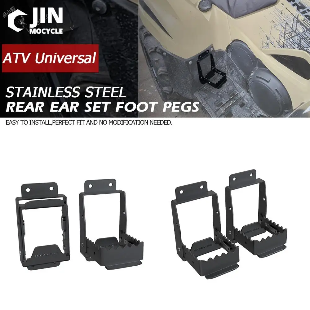 

ATV Rear Set Foot Pegs For Honda Fourtrax Foreman Rubicon 4x4/Fourtrax Rincon /Rancher/Recon Kodiak 450/700 Foot Pedals Footrest