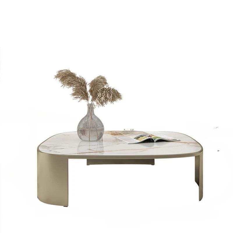 

Mavisun Italian Design Coffee Table Set Of 3 Combination Stainless Steel Bases Sintered Stone Marble Living Room Center