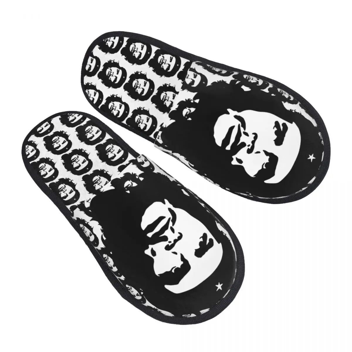 Custom Hero Che Guevara Memory Foam Slippers Women Soft Warm Cuba Cuban Socialism Freedom House Slippers