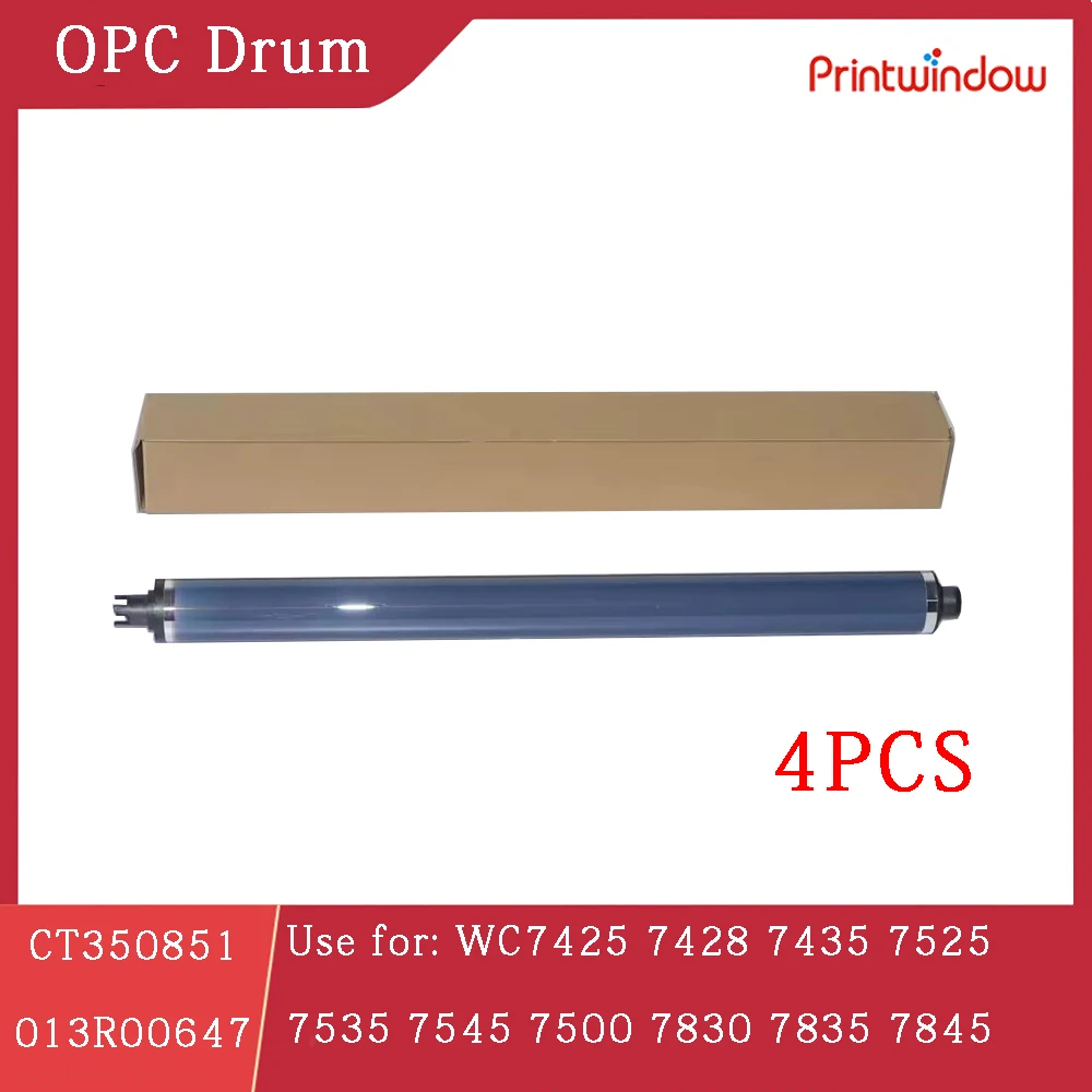 

4 шт. 120K цилиндр OPC барабан для Xerox WC7425 7428 7435 7525 7535 7545 7500 7830 7835 7845 7855 C8030 C8045 CT350851 013R00647