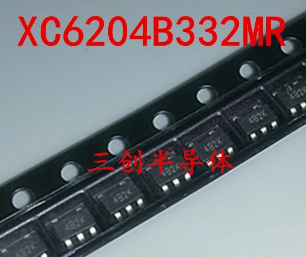 100PCS~1000PCS/LOT  XC6204B332MR   4B2   SOT23-5   New original