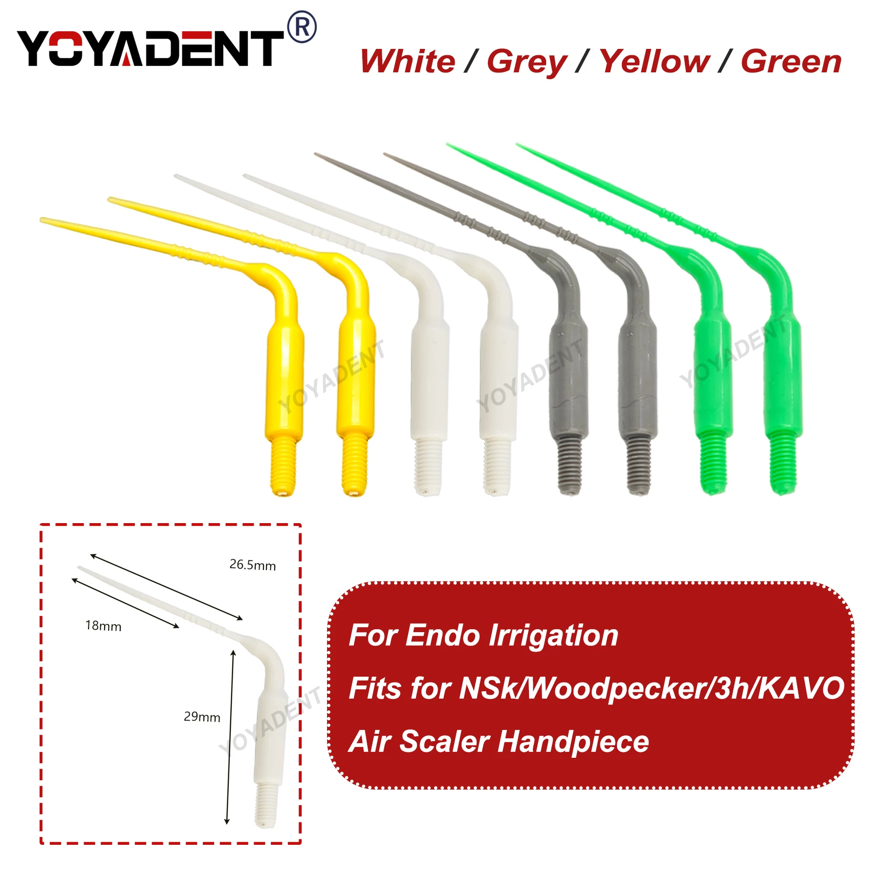 

Стоматологические пластиковые наконечники с звуковым питанием, эндодонтический ирригационный наконечник, подходит для VDW EDDY NSK KAVO, воздушный скалер, наконечник, стоматологические инструменты