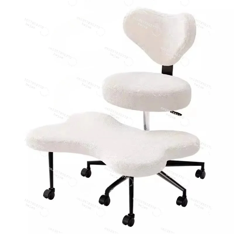 Cross-legged Chair Computer Desk Office Seat Sitting Not Sitting Easy Chair Dormitory Stool Squatting