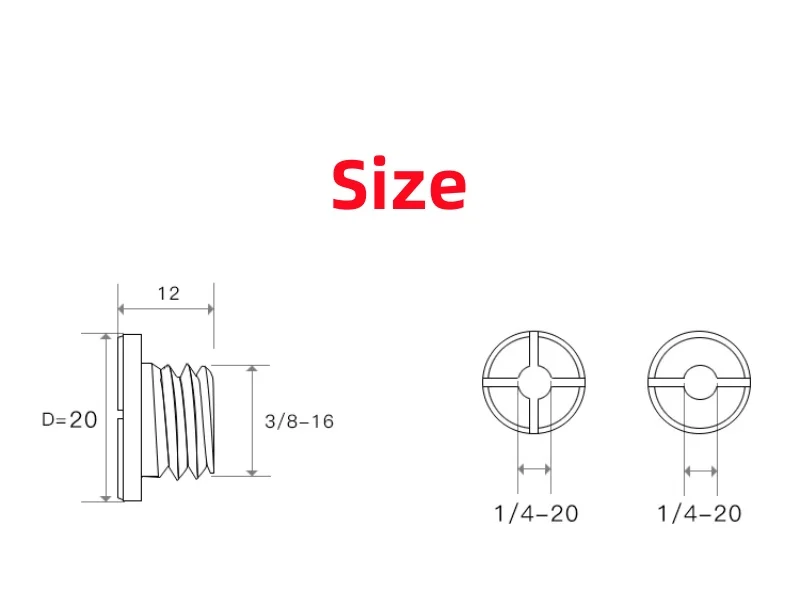 1pcs Stianless Steel 3/8