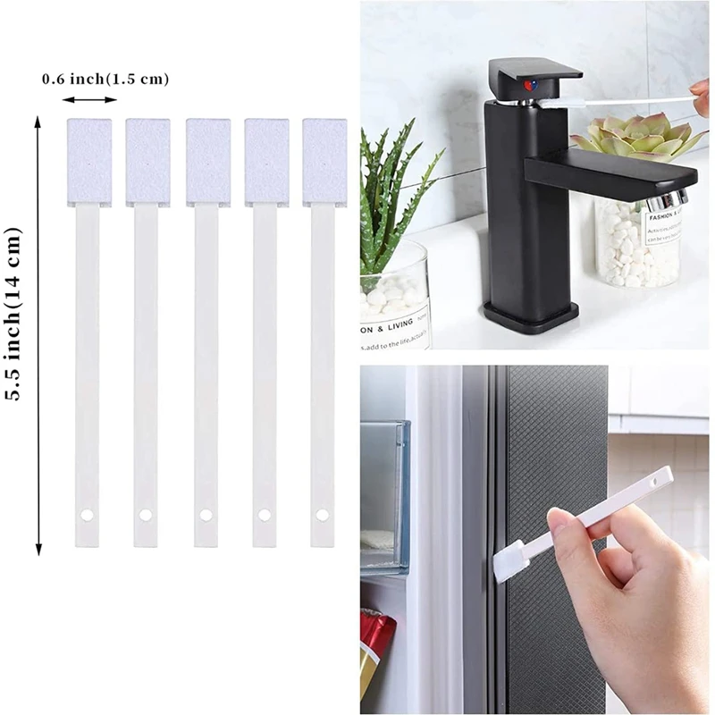 Hot 28PCS Disposable Toilet Brush Crevice Cleaning Brushes,For Toilet Corners,Window Grooves,Door Rails,Keyboards,Blinds,Etc