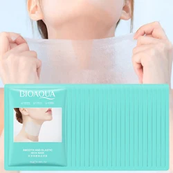 20pcs BIOAQUA Neck Mask Moisturizing Brightening Nourishing Firming skincare Collagen Neck Masks Korean Skin Care Products