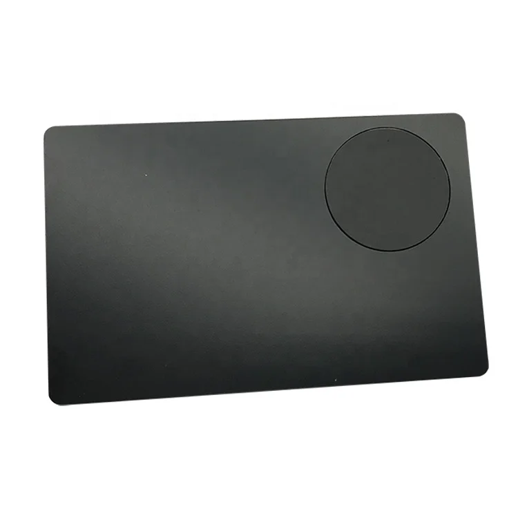 Customized query Free Sample Metal BusinessCcards With Logo Printing 215216 Smart Matte Black Blank Metal Cards Vip Business Vis