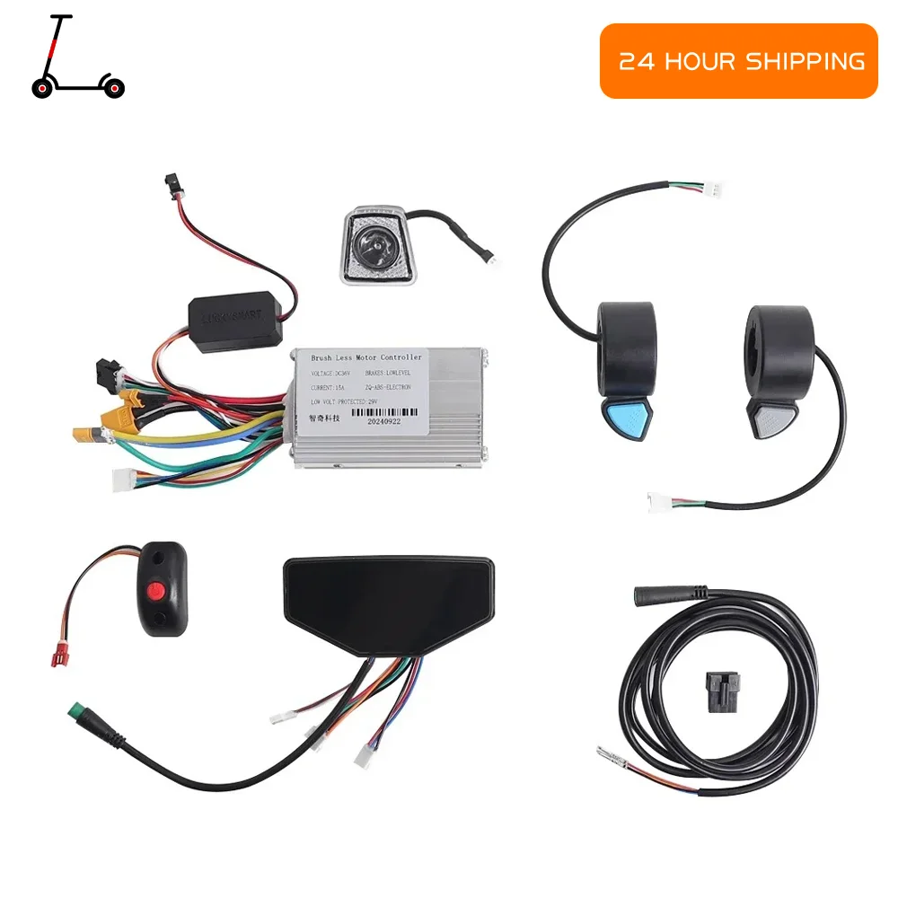 

36V Display Dashboard Controller System Brushless Motor Light Full Kit for KuGoo Kirin S8 Pro E-Scooter Replace Parts