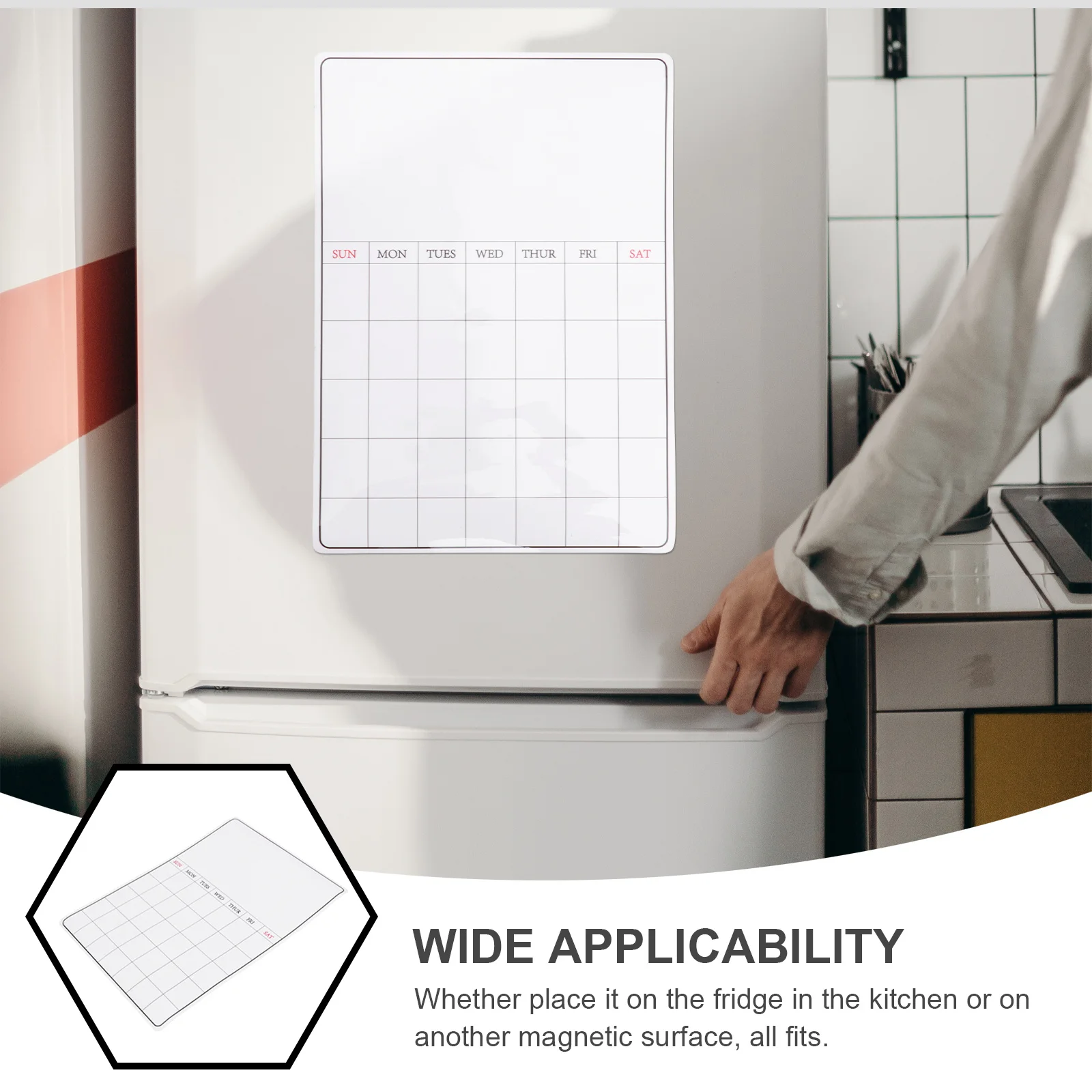 2 قطعة لوحة الجدول الزمني المغناطيسي قسط قابلة لإعادة الاستخدام قابل للمسح ملاحظة المجلس للثلاجة الكتابة تذكير مخطط التنظيم المنزلي