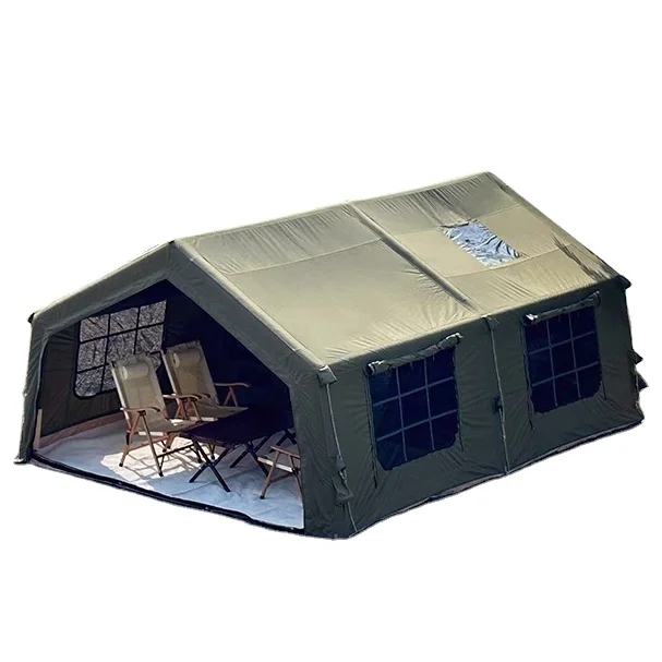 

17.2 Large Two Rooms Inflatable Tent for Family Outdoor Camping ,Party