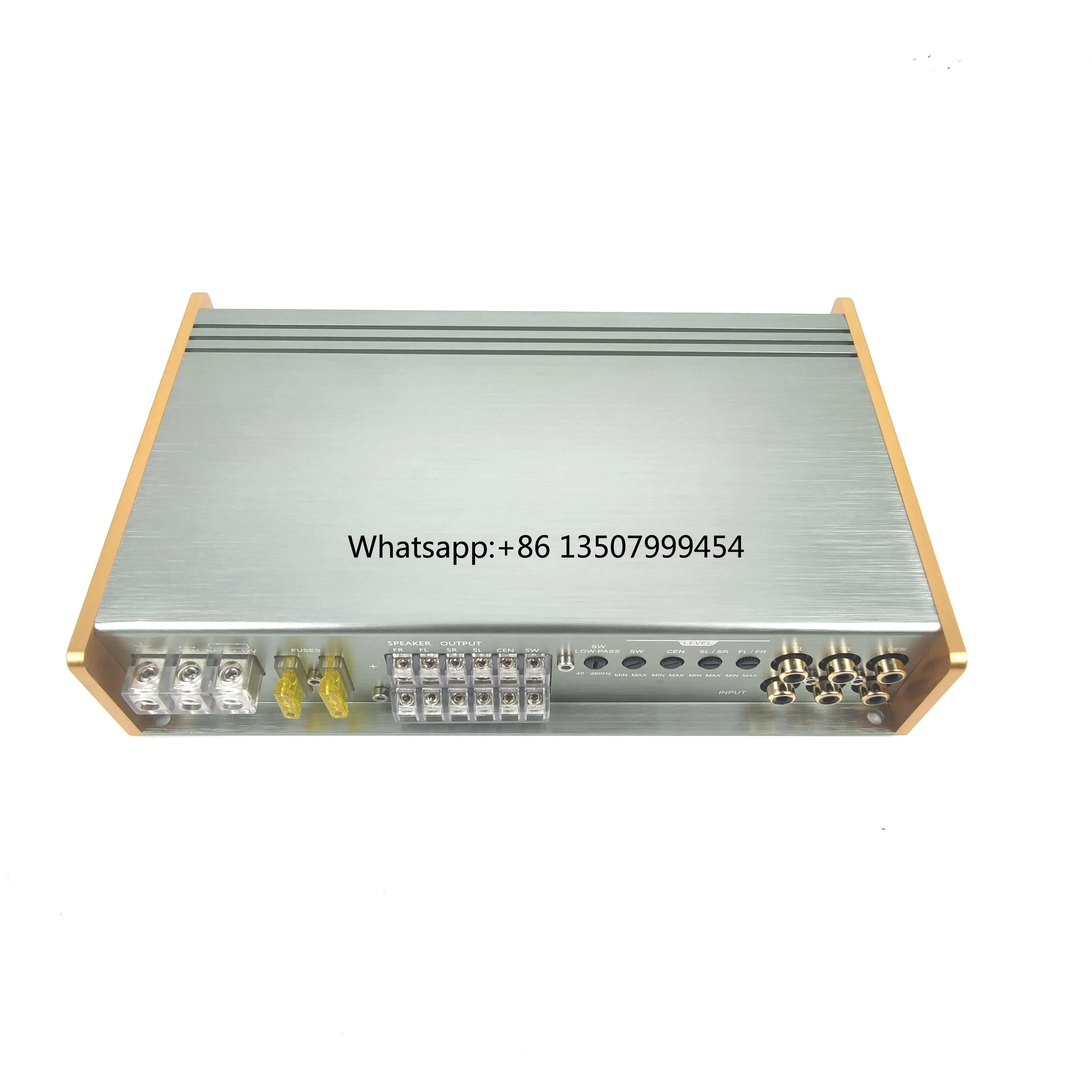 

Factory High Quality 6-Channel Class D Car Audio Amplifier 120W*6 Auto Subwoofer Block Processor with Crossovers