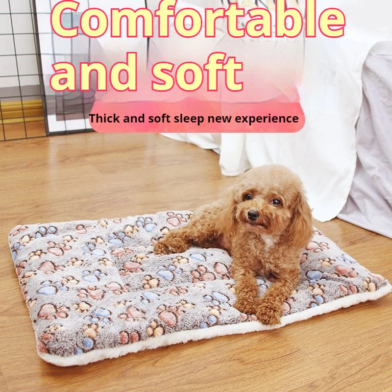 

Xs-3xl Warm Soft Pet Mattress Plush Pet Sleeping Mat For Small Large Dogs Dog Bed Blanket Cat Bed Warm Cat Mat