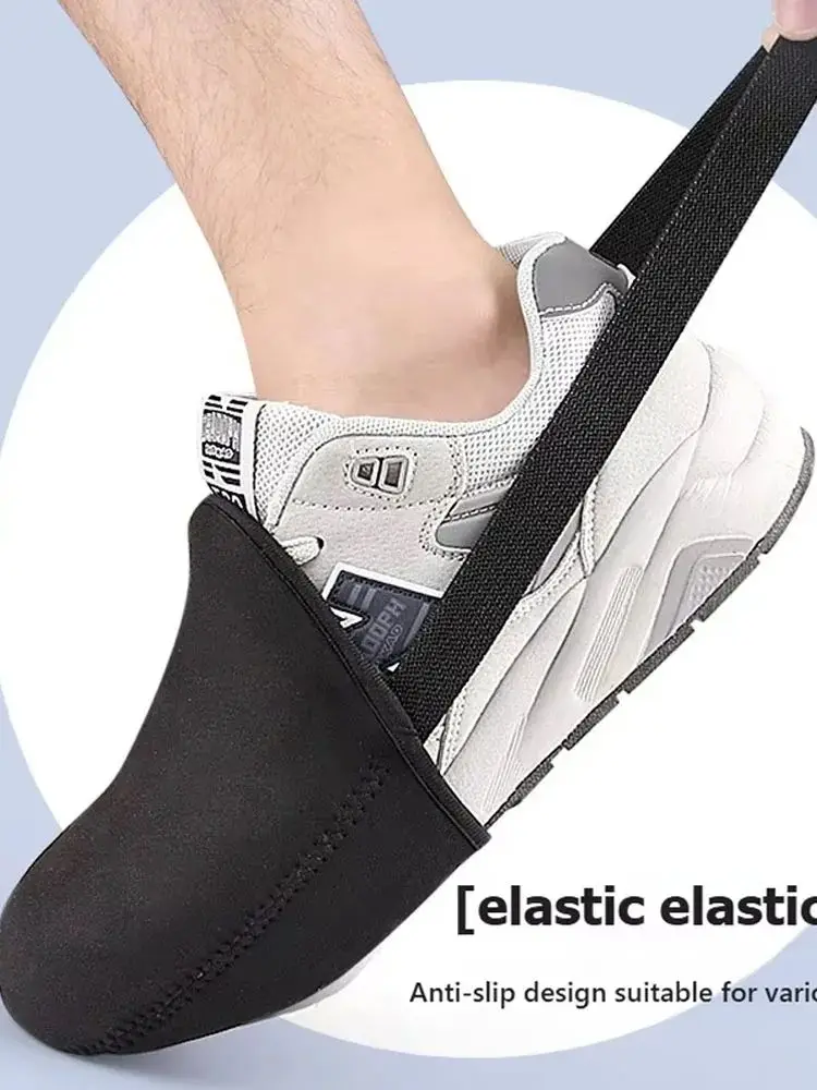 AliExpress NONE 1Pair Riding Half Palm Shoe Covers Shoe Toe Windproof Warm Waterproof Cycle Overshoes Protector Mountain Road Cycling Shoes